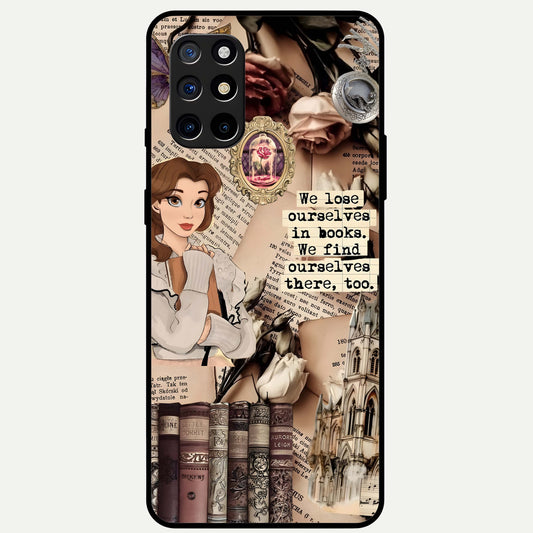  Bookish Dream World Glass Case For OnePlus 8T back cover – full design glossy printed glass finish