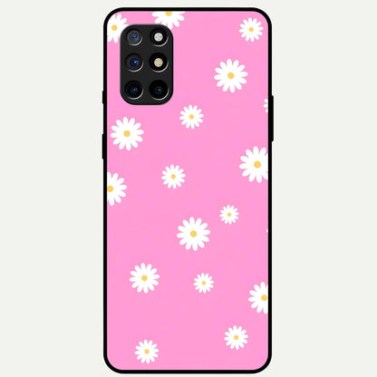  Bubblegum Daisy Pop Glass Case For OnePlus 8T back cover – full design glossy printed glass finish