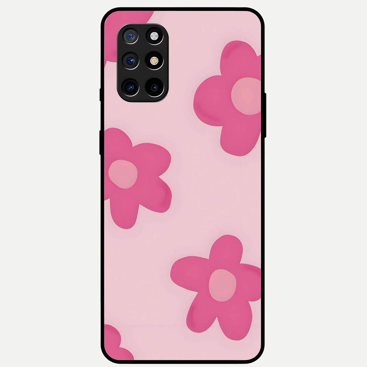  Candy Bloom Dreams Glass Case For OnePlus 8T back cover – full design glossy printed glass finish