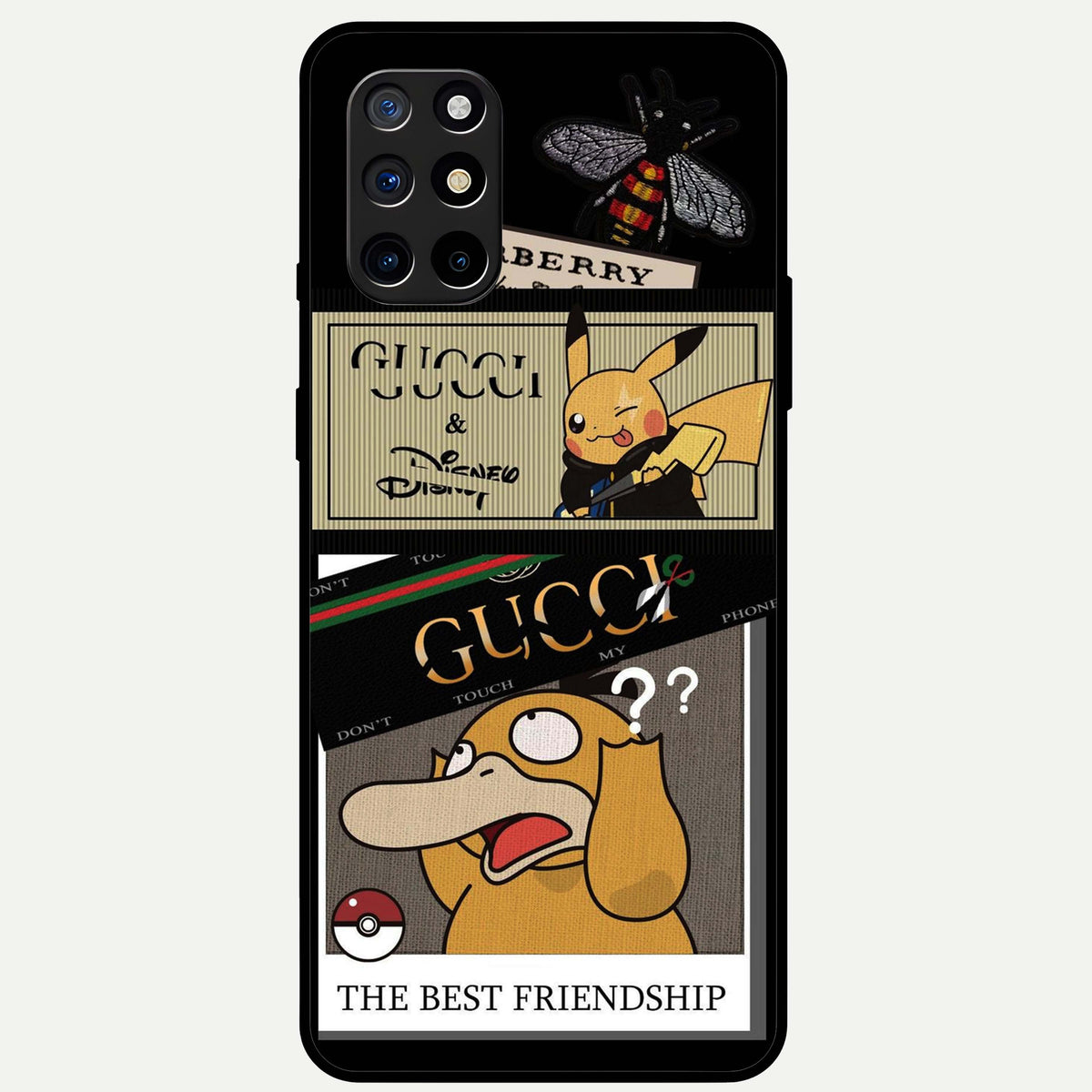  Cartoon Brand Play Mashup Glass Case For OnePlus 8T back cover – full design glossy printed glass finish
