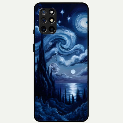  Celestial Dream Van Gogh Glass Case For OnePlus 8T back cover – full design glossy printed glass finish
