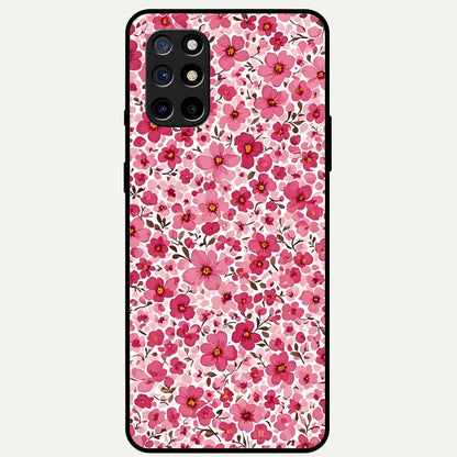  Cherry Blossom Charm Glass Case For OnePlus 8T back cover – full design glossy printed glass finish