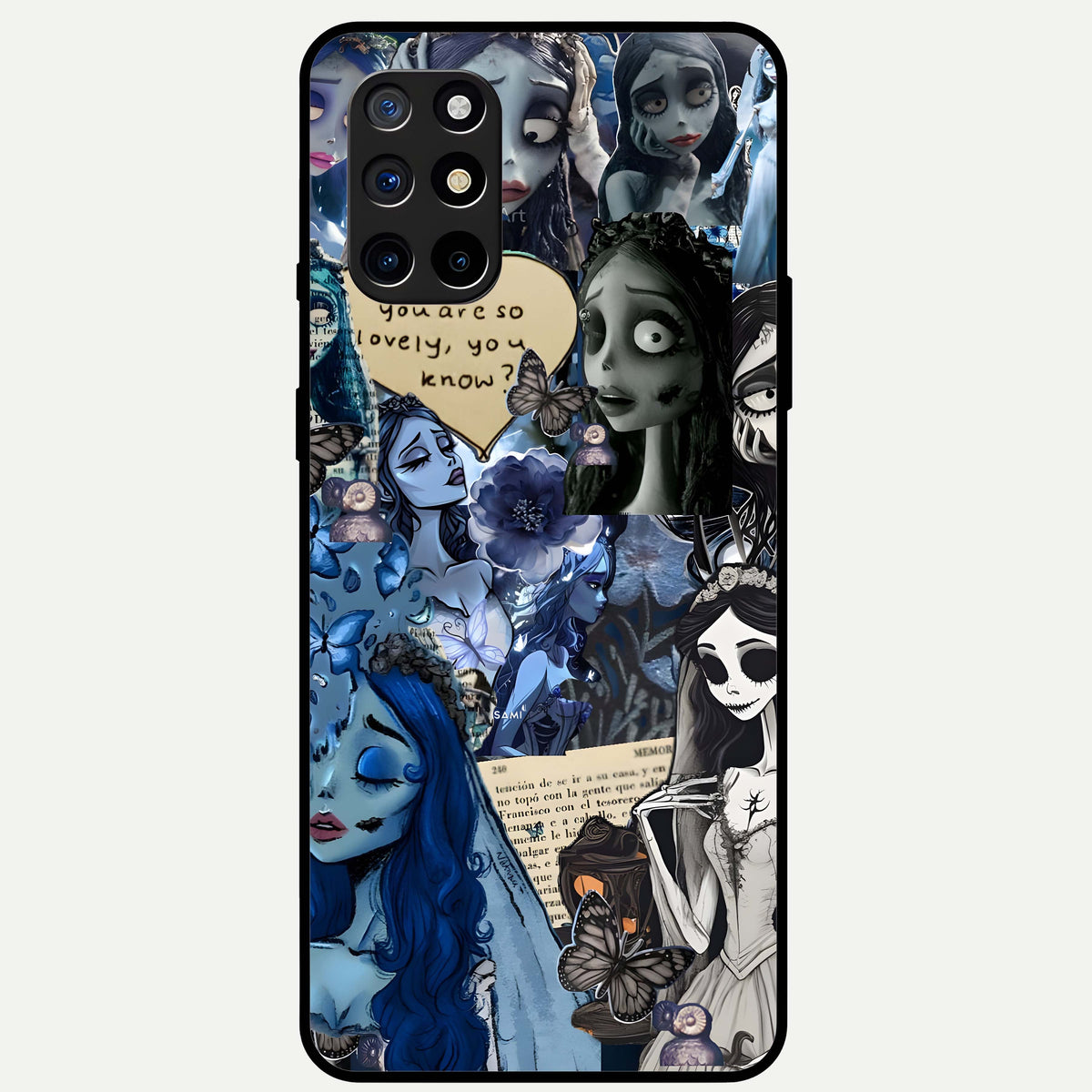  Corpse Bride Posters Glass Case For OnePlus 8T back cover – full design glossy printed glass finish