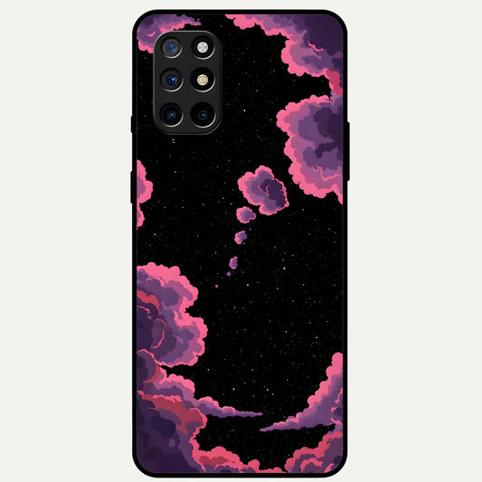  Cosmic Cloud Journey Glass Case For OnePlus 8T back cover – full design glossy printed glass finish