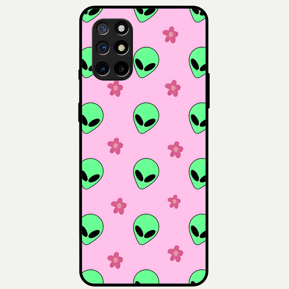  Cosmic Cute Crush Glass Case For OnePlus 8T back cover – full design glossy printed glass finish