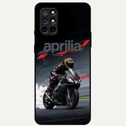  Dark Aprilla Glass Case For OnePlus 8T back cover – full design glossy printed glass finish