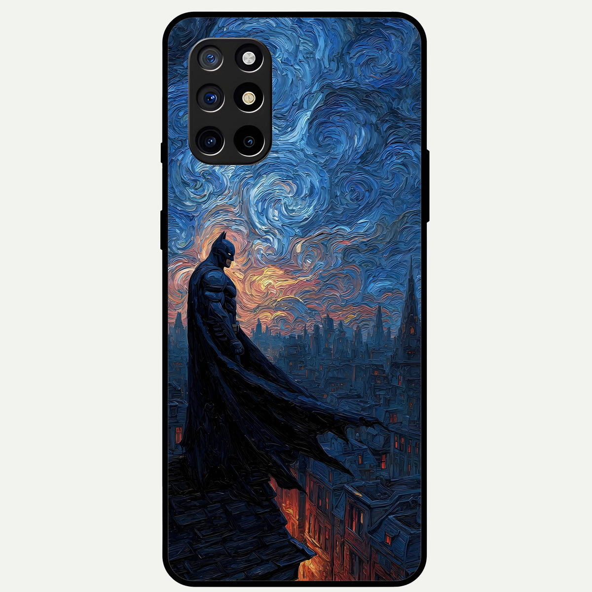  Dark Knight Dusk Glass Case For OnePlus 8T back cover – full design glossy printed glass finish