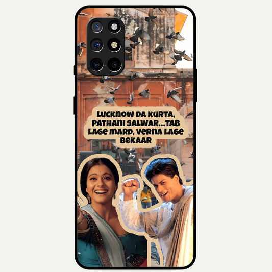  Desi Retro Vibes Glass Case For OnePlus 8T back cover – full design glossy printed glass finish