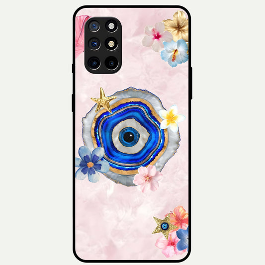  Divine Aura Bloom Glass Case For OnePlus 8T back cover – full design glossy printed glass finish