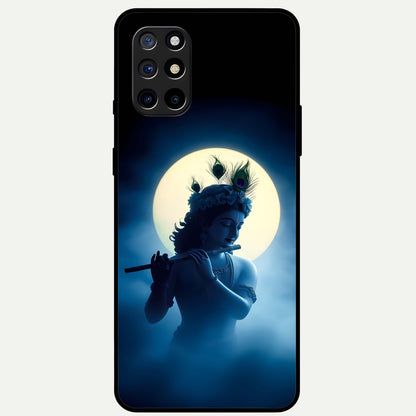  Divine Moon Flute Glass Case For OnePlus 8T back cover – full design glossy printed glass finish
