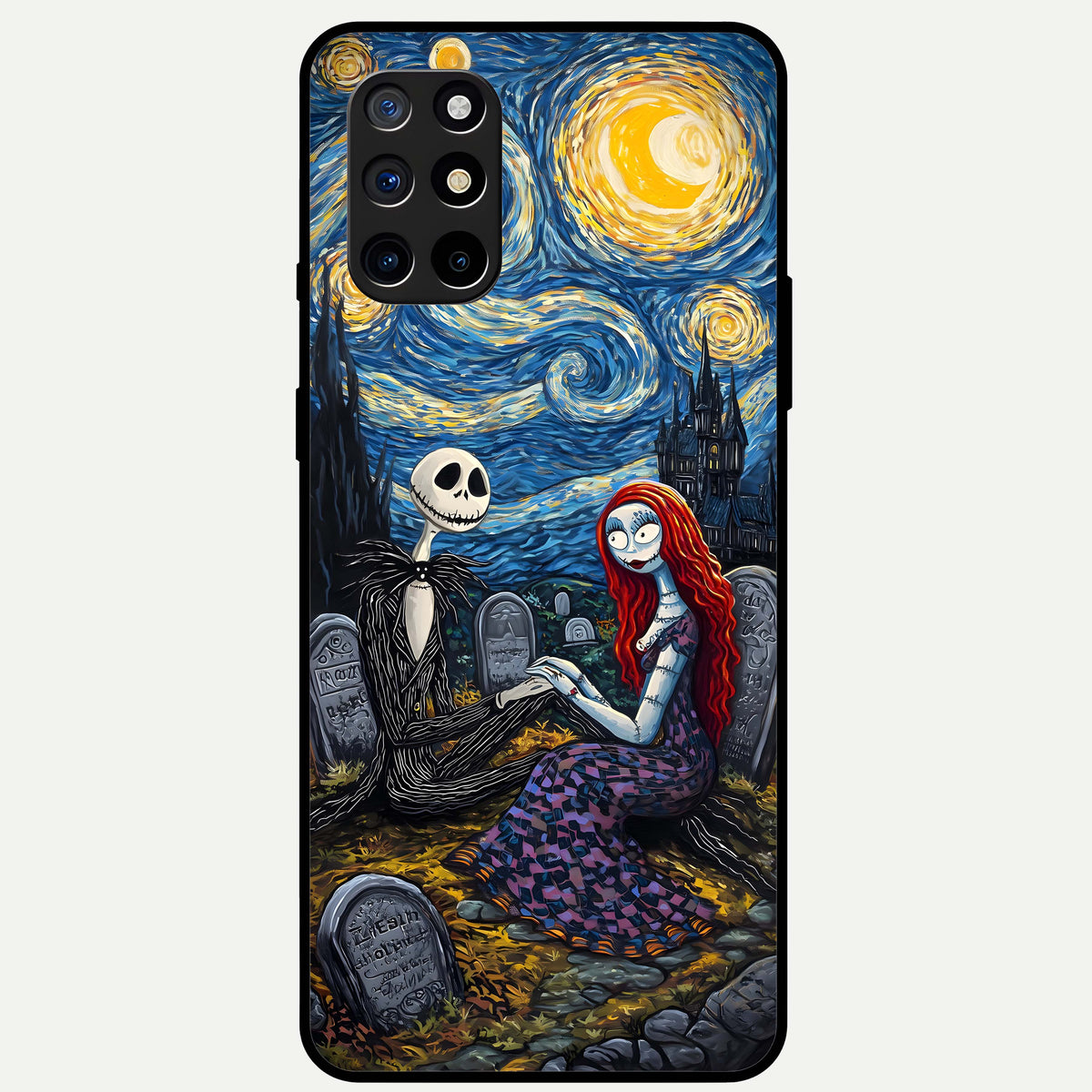  Eternal Night Love Glass Case For OnePlus 8T back cover – full design glossy printed glass finish