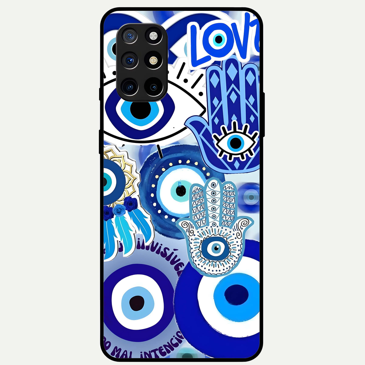  Evil Eyes Dream Glass Case For OnePlus 8T back cover – full design glossy printed glass finish