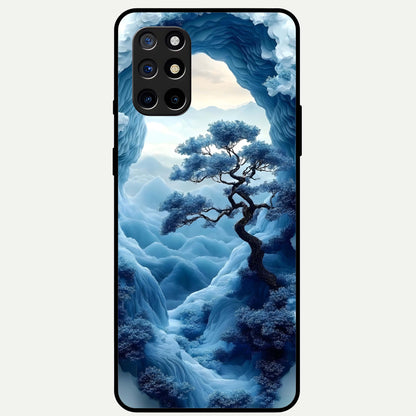  Frozen Serenity Gate Glass Case For OnePlus 8T back cover – full design glossy printed glass finish