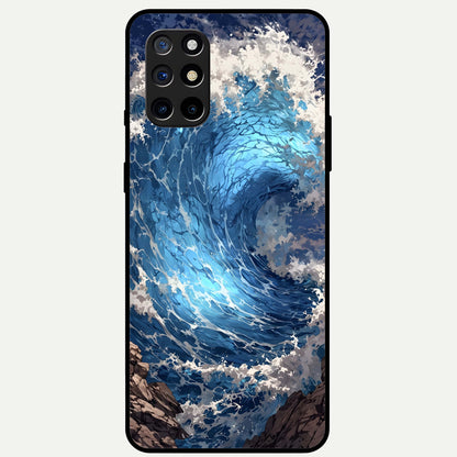  Giant Ocean Wave Glass Case For OnePlus 8T back cover – full design glossy printed glass finish