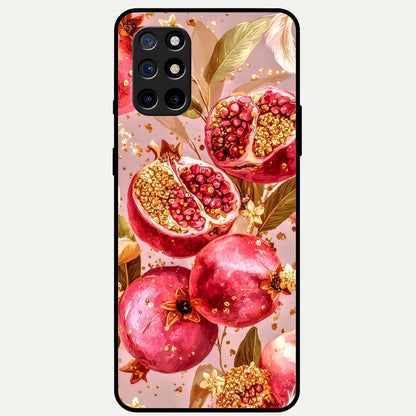  Golden Bloom Glow Glass Case For OnePlus 8T back cover – full design glossy printed glass finish