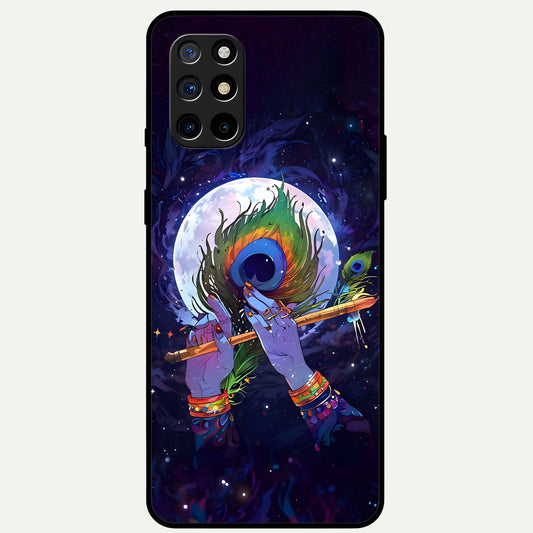  Krishna Hands Art Glass Case For OnePlus 8T back cover – full design glossy printed glass finish