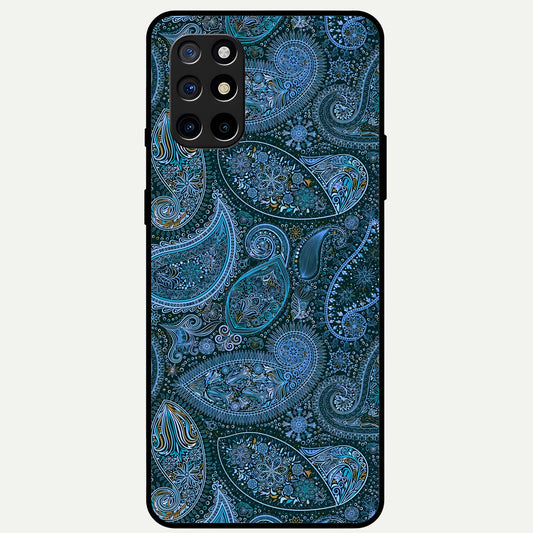  Midnight Paisley Glow Glass Case For OnePlus 8T back cover – full design glossy printed glass finish
