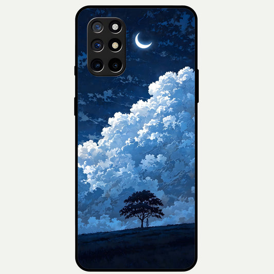  Midnight Sky Serenity Glass Case For OnePlus 8T back cover – full design glossy printed glass finish