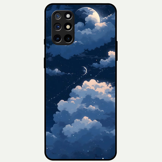  Moon Dream Haze Glass Case For OnePlus 8T back cover – full design glossy printed glass finish