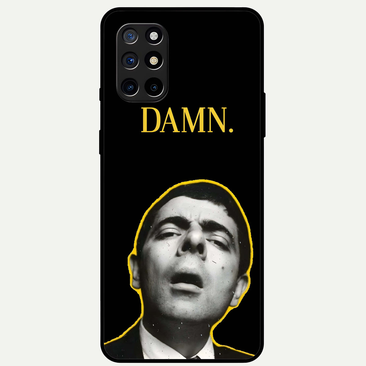  Mr Bean Damn Glass Case For OnePlus 8T back cover – full design glossy printed glass finish