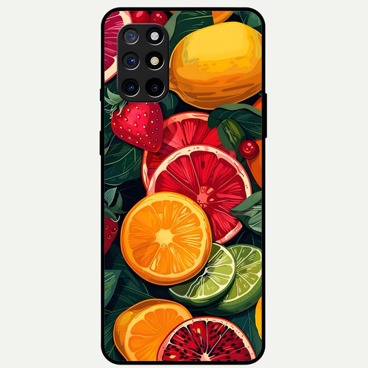  Multiple Fruits Glass Case For OnePlus 8T back cover – full design glossy printed glass finish