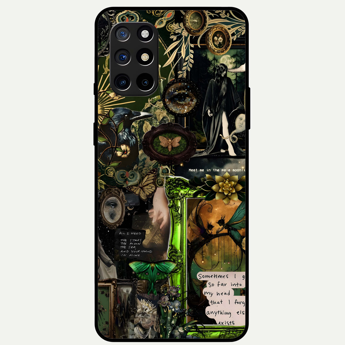  Mystic Woods Secret Glass Case For OnePlus 8T back cover – full design glossy printed glass finish