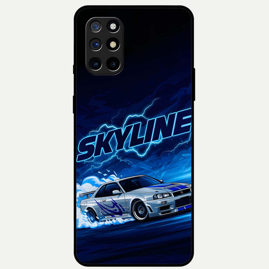  Neon Drift Beast Glass Case For OnePlus 8T back cover – full design glossy printed glass finish