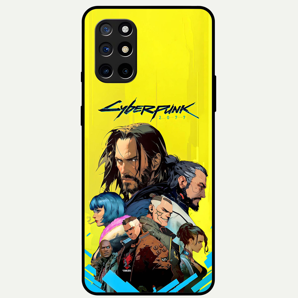  Neon Rebel Genesis Glass Case For OnePlus 8T back cover – full design glossy printed glass finish