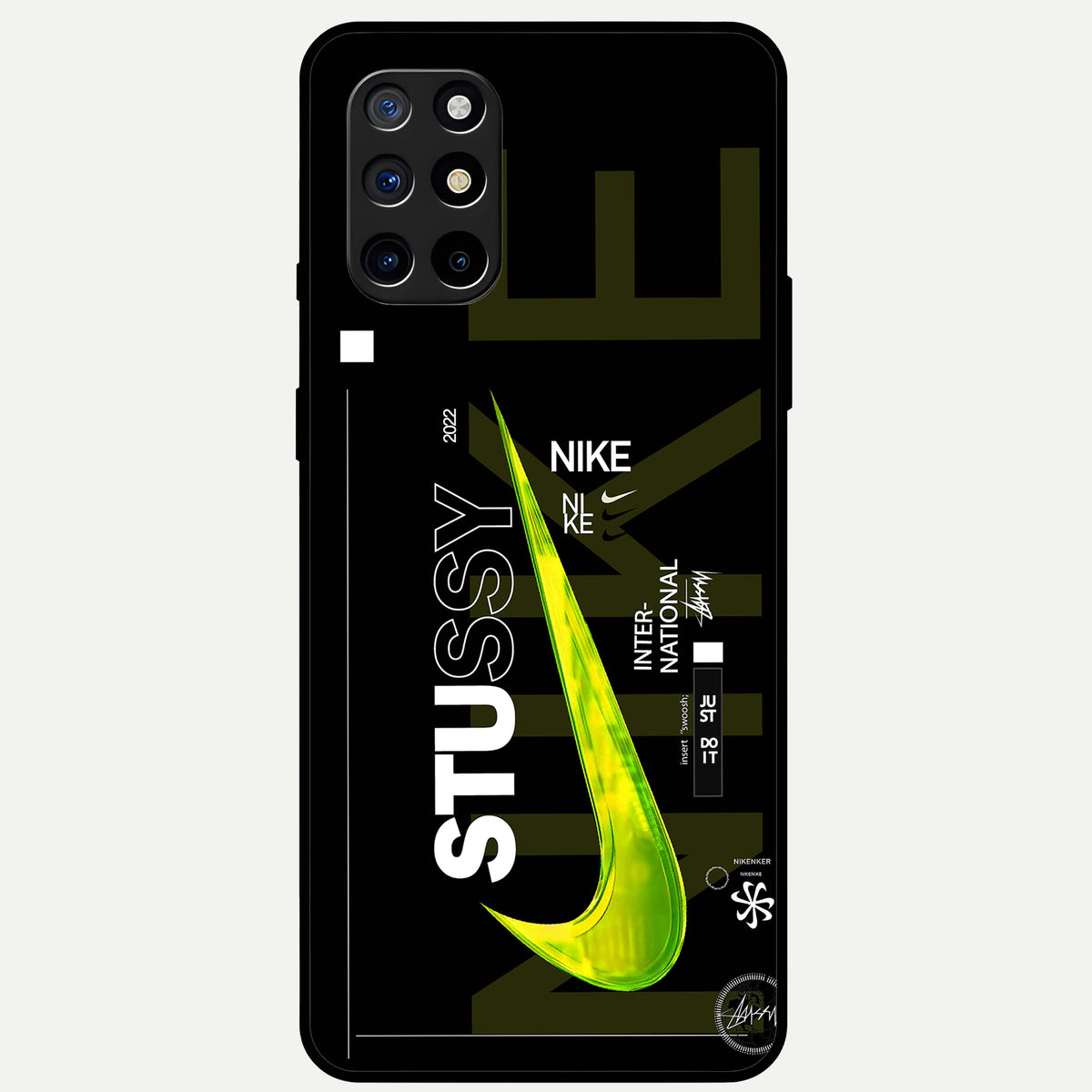  Neon Street Edition Glass Case For OnePlus 8T back cover – full design glossy printed glass finish