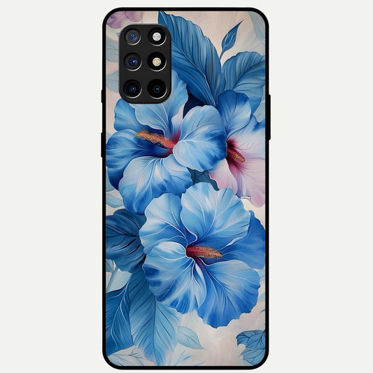  Ocean Hibiscus Grace Glass Case For OnePlus 8T back cover – full design glossy printed glass finish