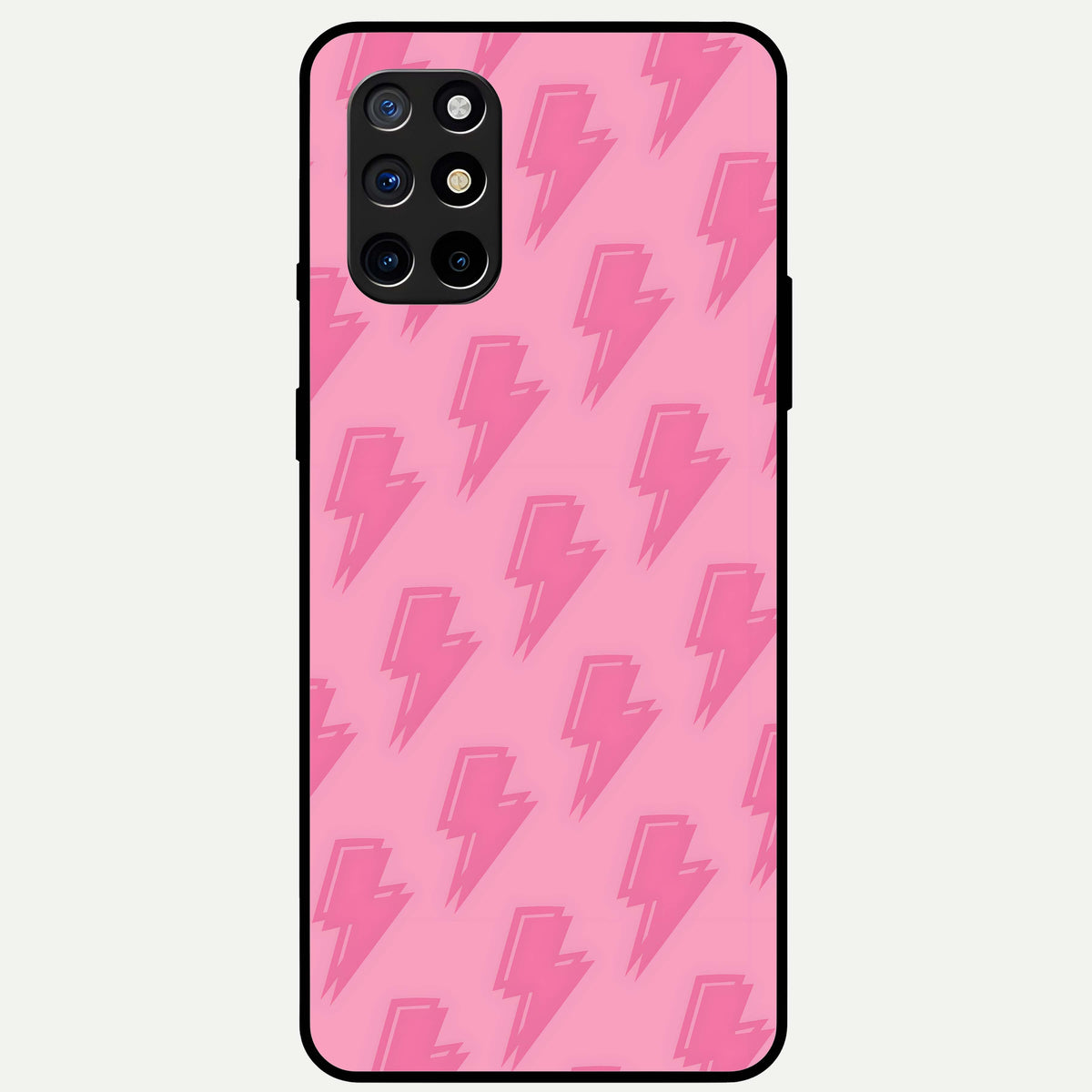 Pink Moo Magic Glass Case For OnePlus 8T back cover – full design glossy printed glass finish
