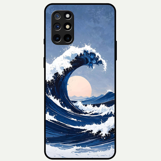  Rising Tide Power Glass Case For OnePlus 8T back cover – full design glossy printed glass finish