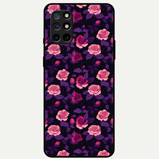  Rose Garden Twilight Glass Case For OnePlus 8T back cover – full design glossy printed glass finish