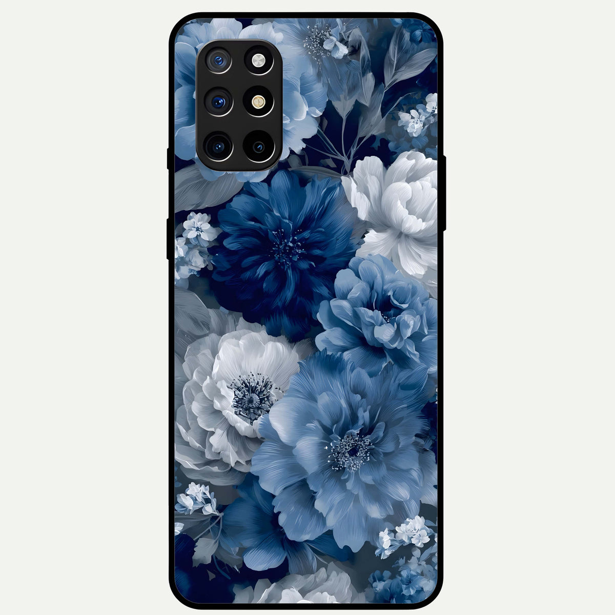  Royal Bloom Garden Glass Case For OnePlus 8T back cover – full design glossy printed glass finish