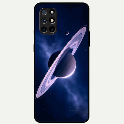  Saturn Ring Mystique Glass Case For OnePlus 8T back cover – full design glossy printed glass finish