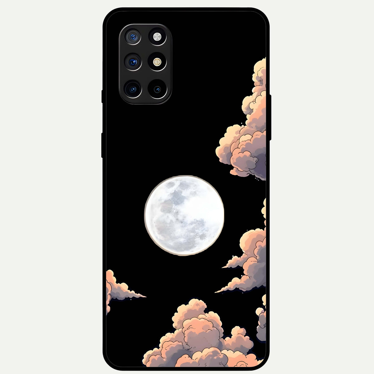  Shade Cloud Moon Glass Case For OnePlus 8T back cover – full design glossy printed glass finish