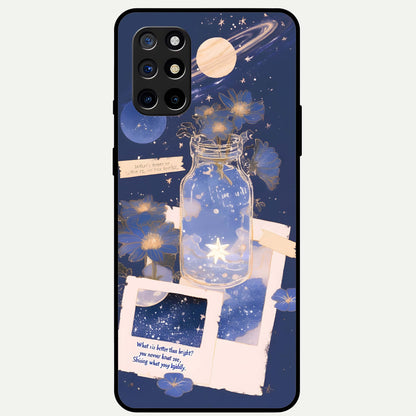  Starlit Cosmic Jar Glass Case For OnePlus 8T back cover – full design glossy printed glass finish