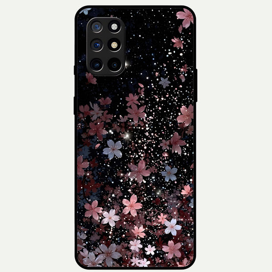  Starlit Flower Dreams Glass Case For OnePlus 8T back cover – full design glossy printed glass finish