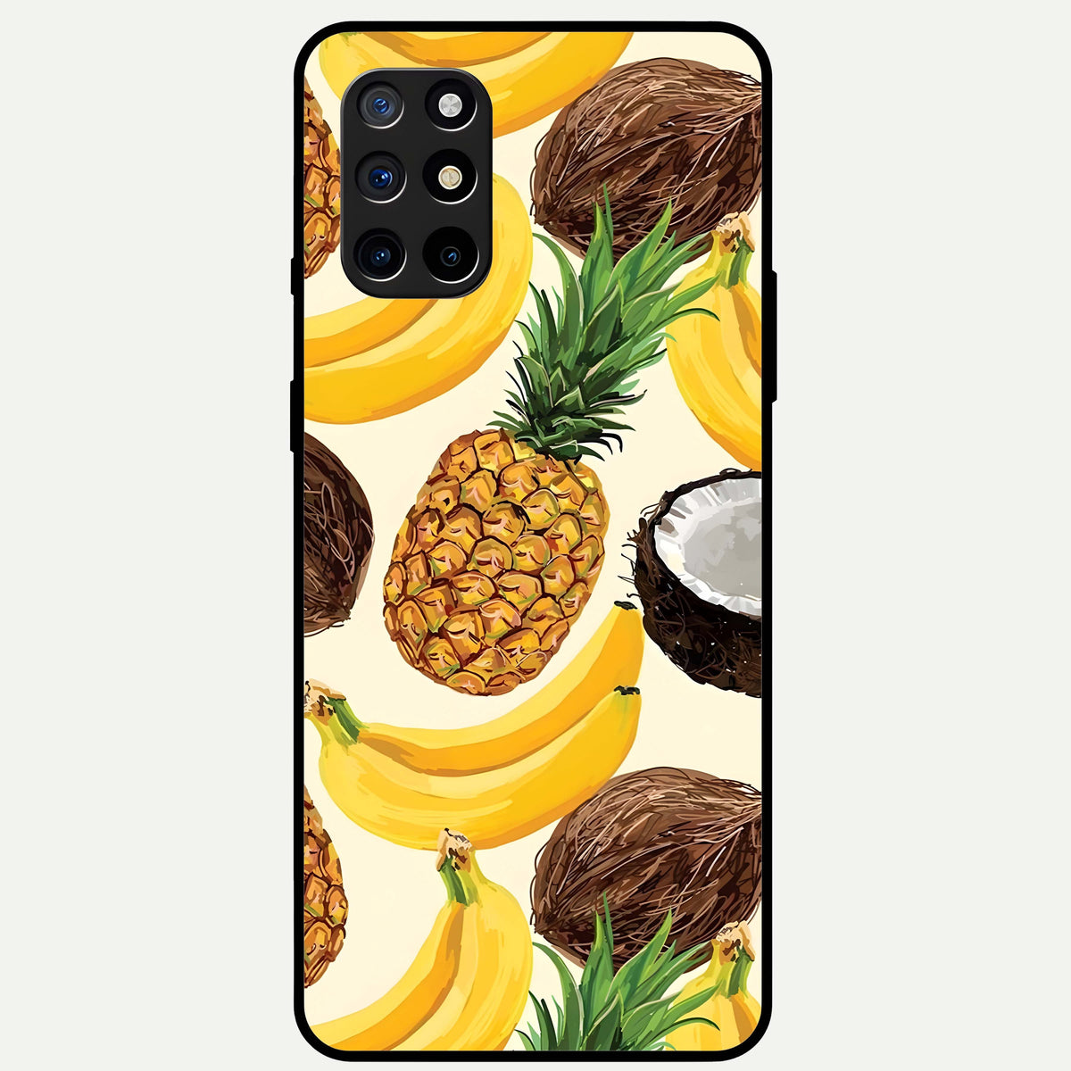  Tropical Fruit Mood Glass Case For OnePlus 8T back cover – full design glossy printed glass finish