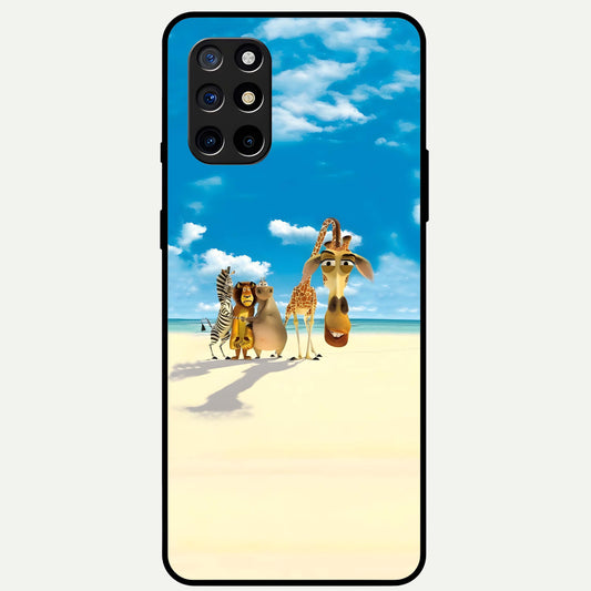  Tropical Fun Squad Glass Case For OnePlus 8T back cover – full design glossy printed glass finish