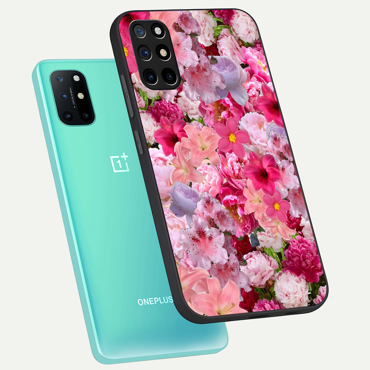  Bloom Crush Fantasy phone case For OnePlus 8T showing premium glass back cover with detailed artwork