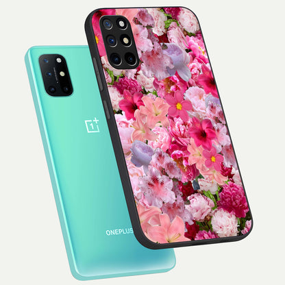  Bloom Crush Fantasy phone case For OnePlus 8T showing premium glass back cover with detailed artwork