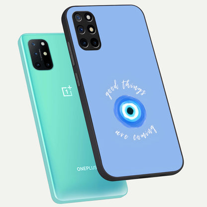  Bright Future Ahead phone case For OnePlus 8T showing premium glass back cover with detailed artwork