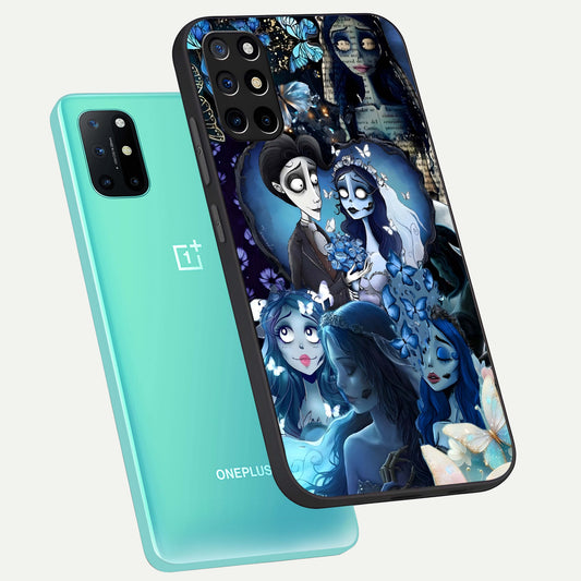 Butterfly Ghost Soul phone case For OnePlus 8T showing premium glass back cover with detailed artwork