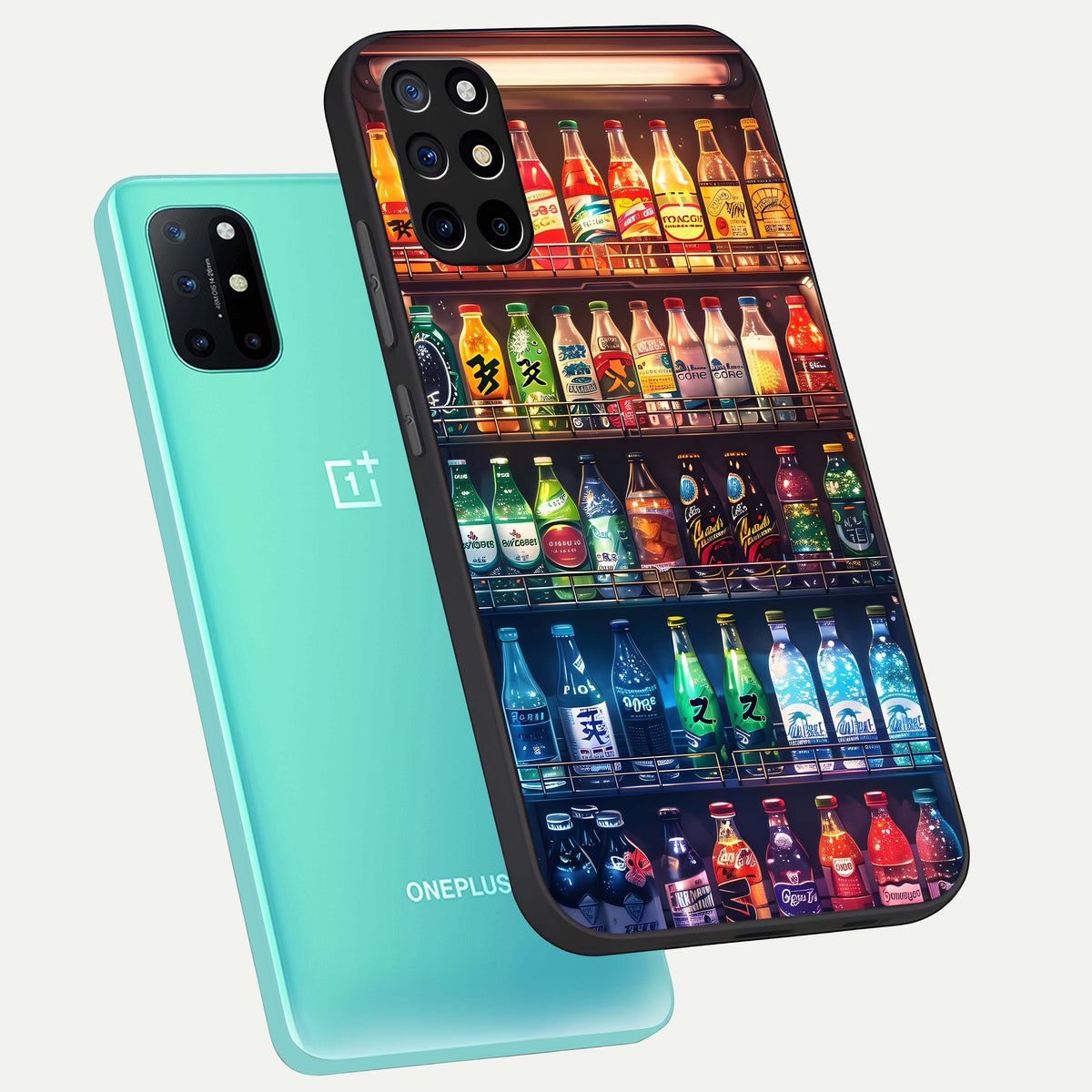  Colorfull Tree phone case For OnePlus 8T showing premium glass back cover with detailed artwork
