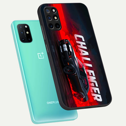  Crimson Challenger Fury phone case For OnePlus 8T showing premium glass back cover with detailed artwork