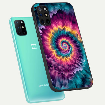  Galactic Spiral Burst phone case For OnePlus 8T showing premium glass back cover with detailed artwork