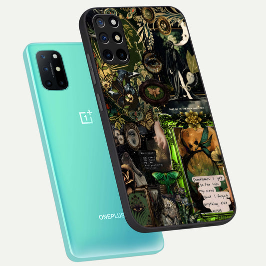 Mystic Woods Secret phone case For OnePlus 8T showing premium glass back cover with detailed artwork