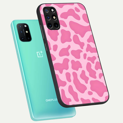  Pinkish Scenery phone case For OnePlus 8T showing premium glass back cover with detailed artwork