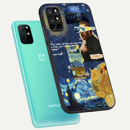  Starry Dream Vision phone case For OnePlus 8T showing premium glass back cover with detailed artwork